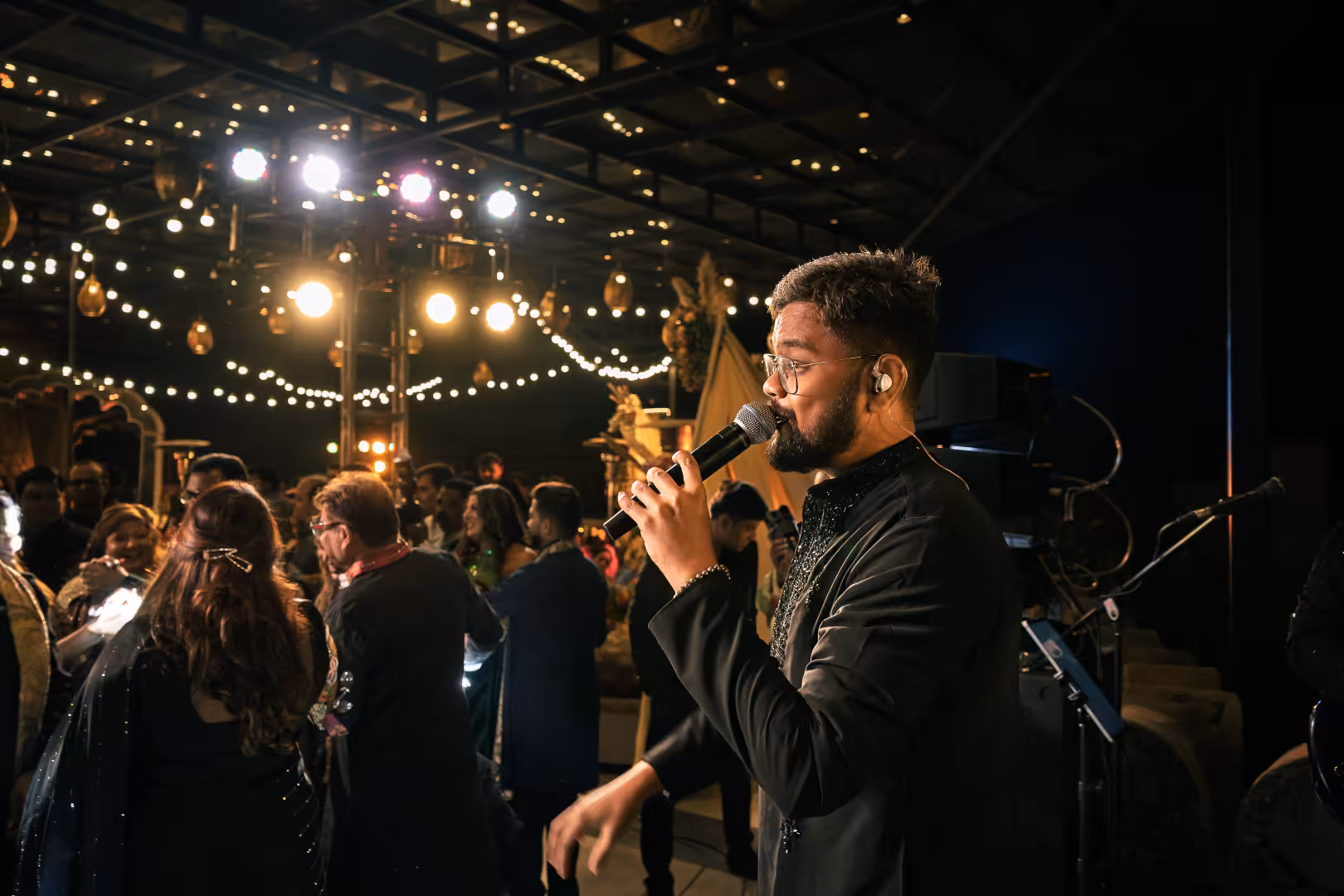 On-stage spotlight moment